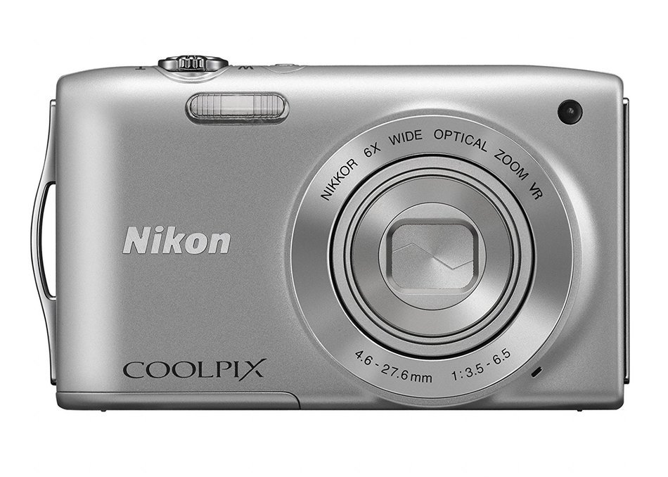 Nikon Coolpix S3300 16 Megapixel Digital Camera - Silver N3