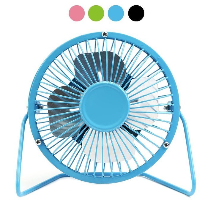 Honeyall&reg; Mini Portable Super Mute Laptop Computer PC USB Cooler Cooling Desktop Fan Table Desktop Fan 6" for... N5