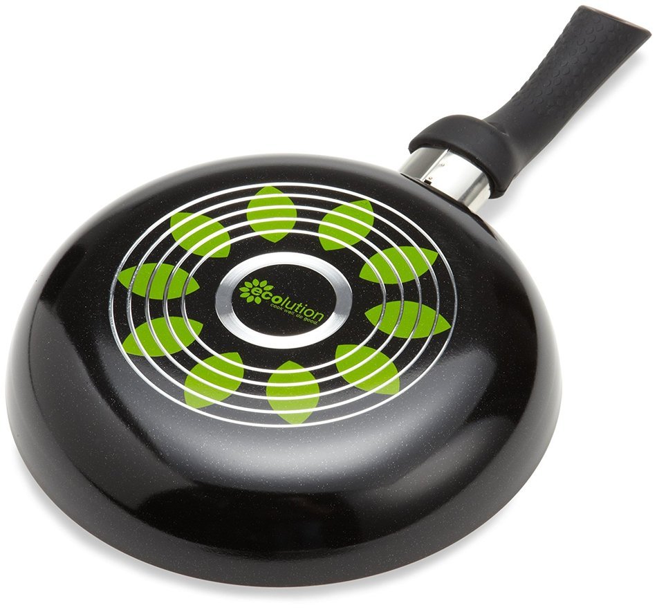 Ecolution Artistry Non-Stick Fry Pan &ndash; Eco-Friendly PFOA Free Hydrolon Non-Stick &ndash; Pure Heavy-Gauge Aluminum with... N3