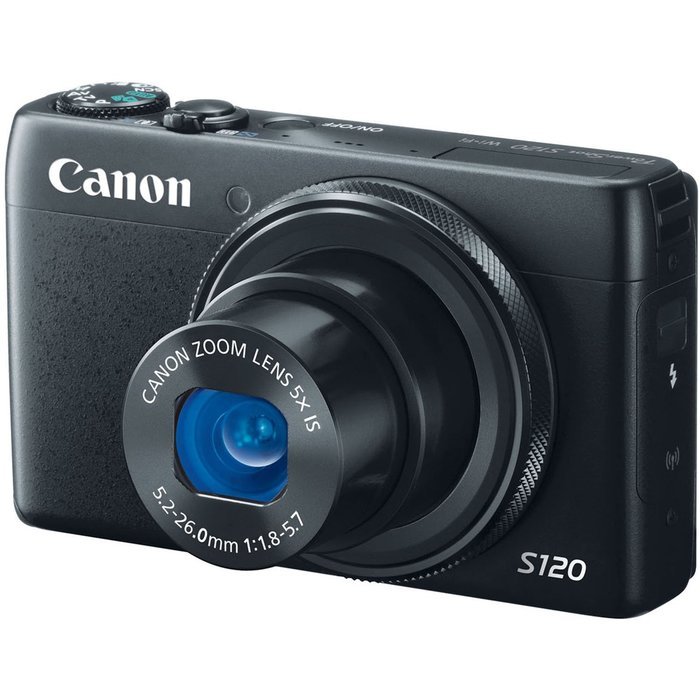 Canon PowerShot S120 12.1 MP CMOS Digital Camera with 5x Optical Zoom and 1080p Full-HD Video Wi-Fi Enabled N8