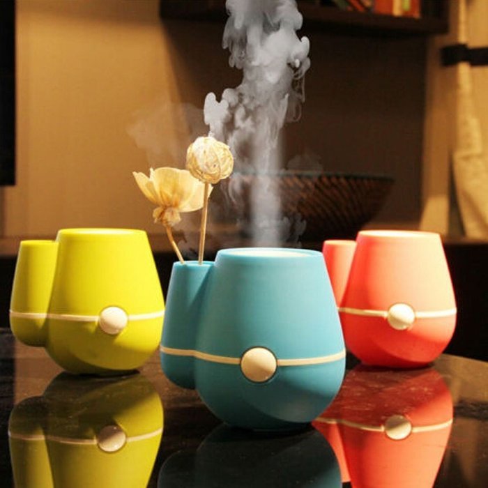Mini Mist Ultrasonic Home Aroma Humidifier Air Diffuser Purifier Whisper-quiet Operation Atomizer