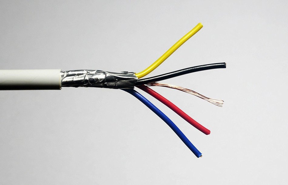 50 FEET 18/4 AWG - SHIELDED STRANDED WIRE / CABLE CNC / STEPPER MOTORS