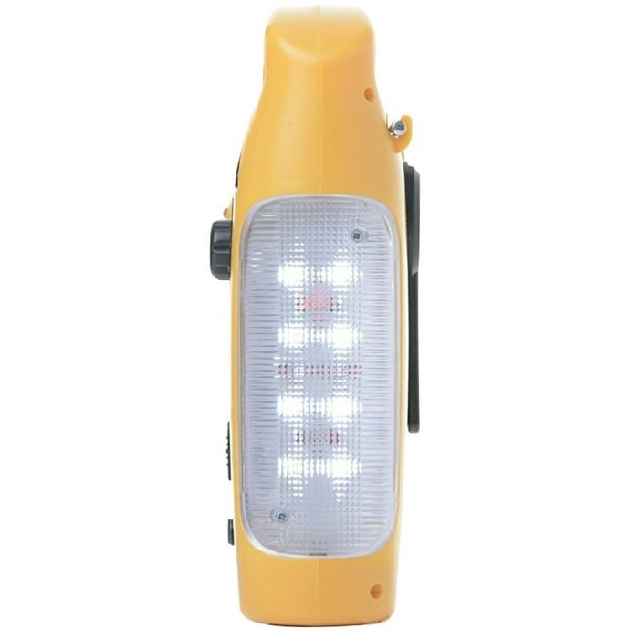 Emergency AM/FM NOAA Radio, Cell Phone Charger, LED Flashlight, LED Lantern, Siren, Rechargeable Batteries, Hand... N4