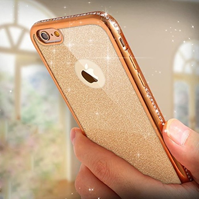iPhone 7 case,Inspirationc Beauty Luxury Diamond Soft TPU Anti Scratch Protective Case Cover Skin Bumper with... N2
