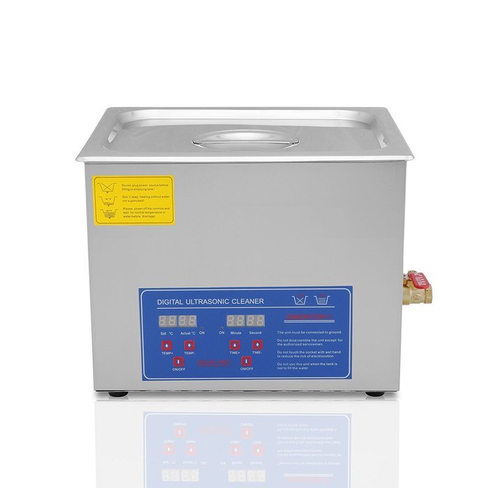 OrangeA Ultrasonic Cleaner Ultrasonic Cleaner Solution Heated Ultrasonic Cleaner 15L for Jewelry Watch Cleaning... N13