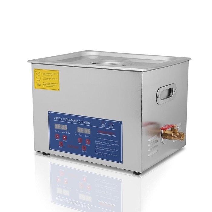 OrangeA Ultrasonic Cleaner Ultrasonic Cleaner Solution Heated Ultrasonic Cleaner 15L for Jewelry Watch Cleaning... N14