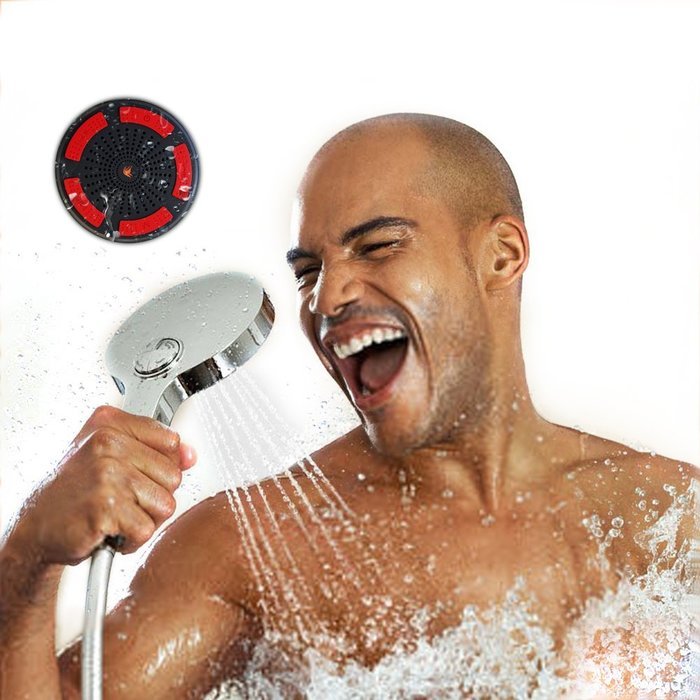 iFox iF013 Bluetooth Shower Speaker - Certified Waterproof. Wireless Speakerphone Pairs To All Bluetooth Devices... N11