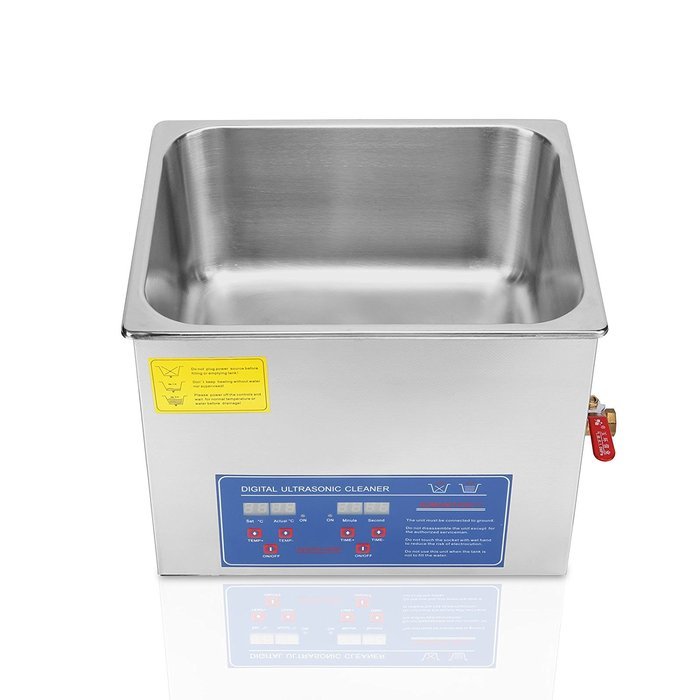 OrangeA Ultrasonic Cleaner Ultrasonic Cleaner Solution Heated Ultrasonic Cleaner 15L for Jewelry Watch Cleaning... N15