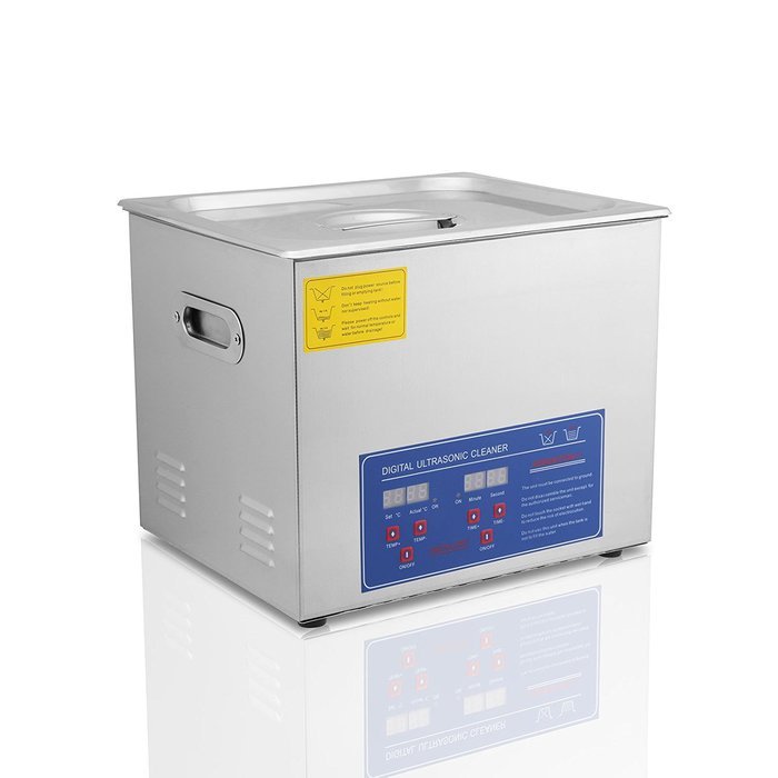 OrangeA Ultrasonic Cleaner Ultrasonic Cleaner Solution Heated Ultrasonic Cleaner 15L for Jewelry Watch Cleaning... N17