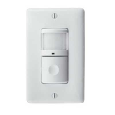 Hubbell ATP2000I Adaptive Technology - Passive Infrared Wall Switch for 1200 sq. ft. Coverage, Ivory