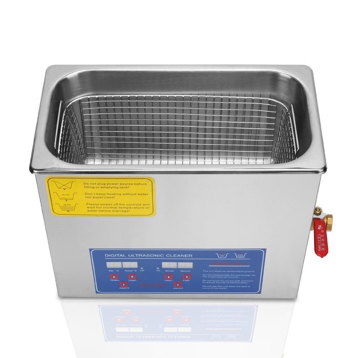 OrangeA Ultrasonic Cleaner Ultrasonic Cleaner Solution Heated Ultrasonic Cleaner 15L for Jewelry Watch Cleaning... N19
