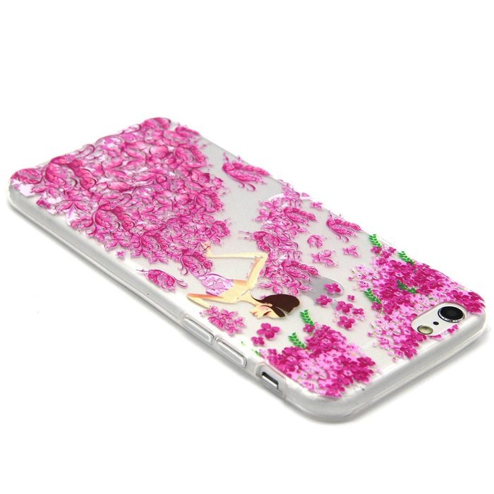 iPhone 6S Case,iPhone 6 6S Bling Glitter TPU Case,PHEZEN Mermaid Pattern Shiny Sparkling Glitter Flexible Soft... N49