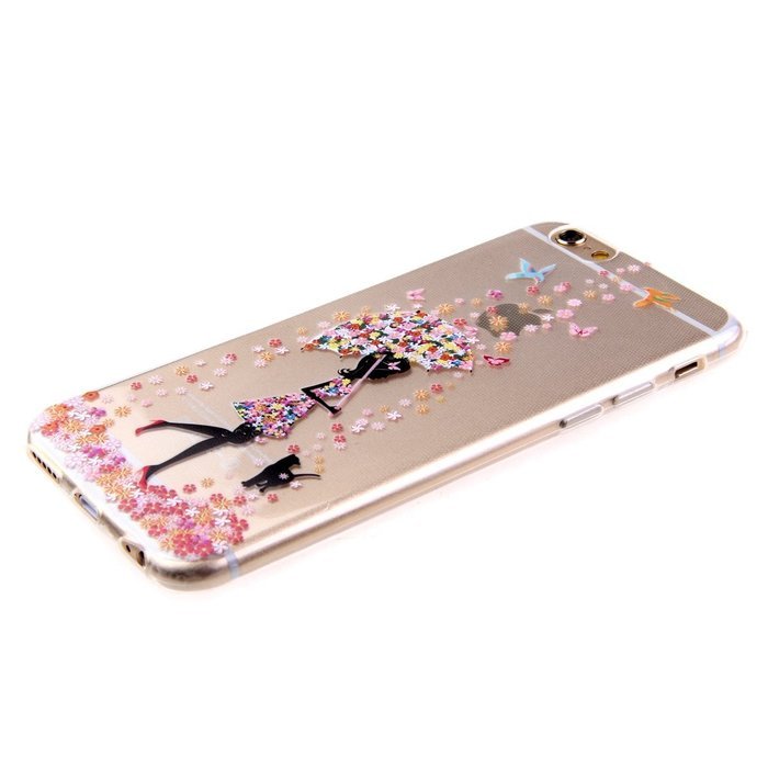 iPhone 6S Case,iPhone 6 6S Bling Glitter TPU Case,PHEZEN Mermaid Pattern Shiny Sparkling Glitter Flexible Soft... N51