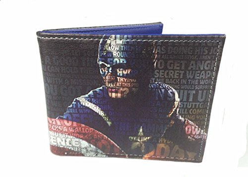 Captain America's Wallet Anime Fans Wallet 9M89 Anime collectors N3
