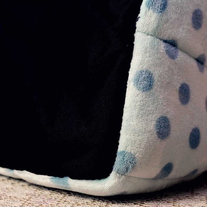 KAKA(TM) Pets Cute Warm Bed Dogs Sleeping House Pink Color Rose Dots M N3