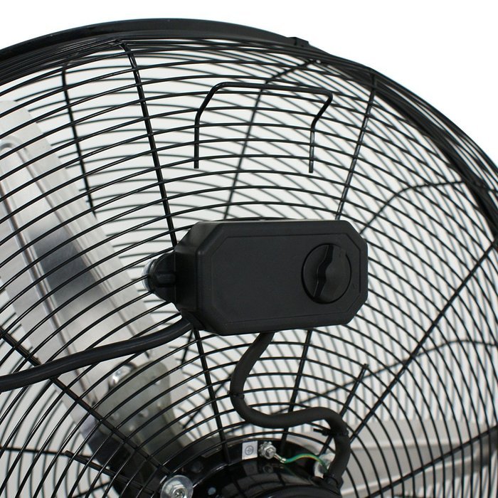 F2C 24" Portable Heavy Duty High Velocity 110V Adjustable 3 Speed 24 Inch Cyclone Floor Fan for Industrial Commercial...