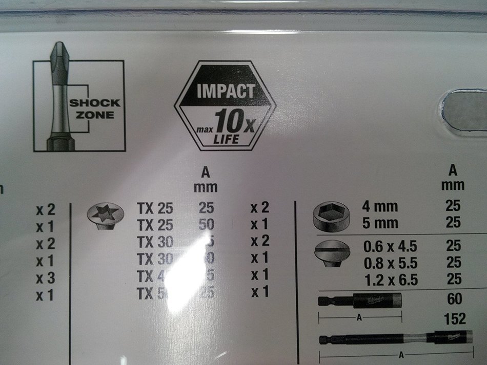 Milwaukee GEN II Shockwave Impact Duty Drill Driving Set 40 Piece N3