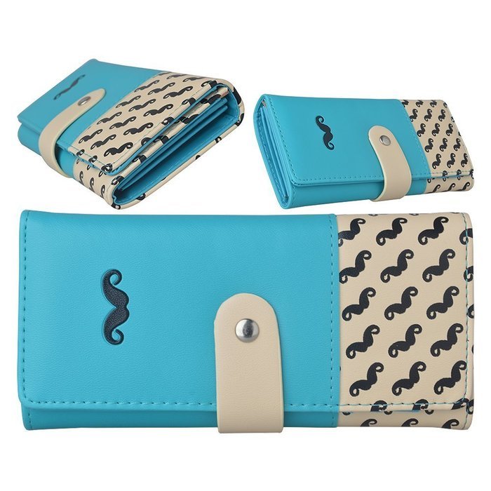 Spritech(TM) Women Girl PU Leather Clutch Wallet Credit Card Holder Zip Phone Handbag N109