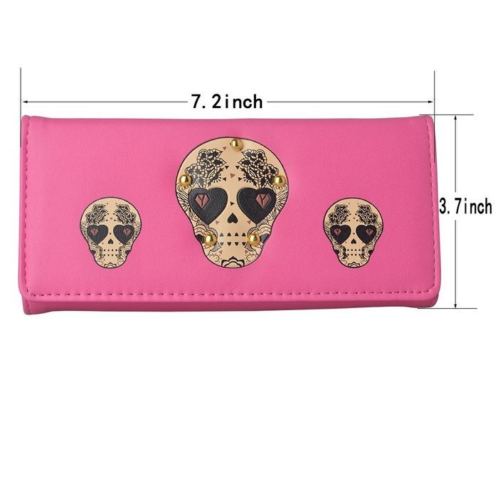 Spritech(TM) Women Girl PU Leather Clutch Wallet Credit Card Holder Zip Phone Handbag N111