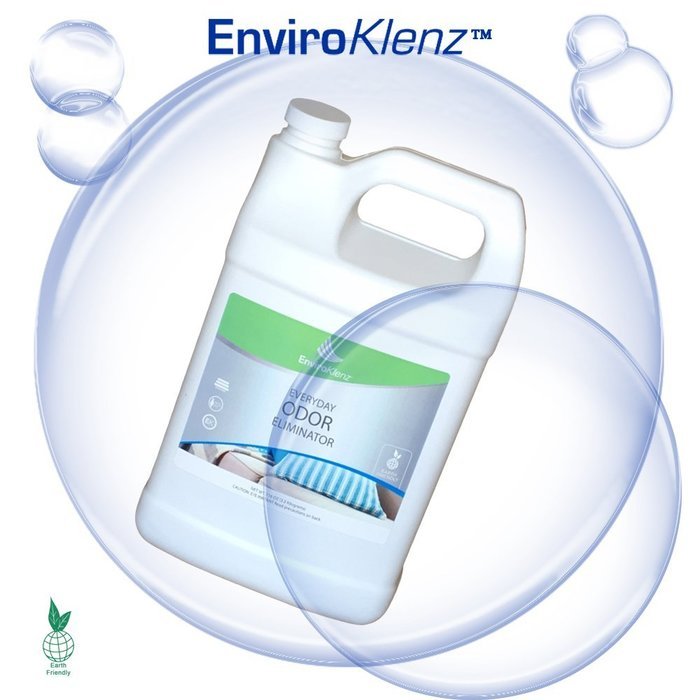 EnviroKlenz Fragrance-Free & Non-Toxic Source Odor Treatment for Removing Odors From Carpets. Upholstery, & Solid... N3
