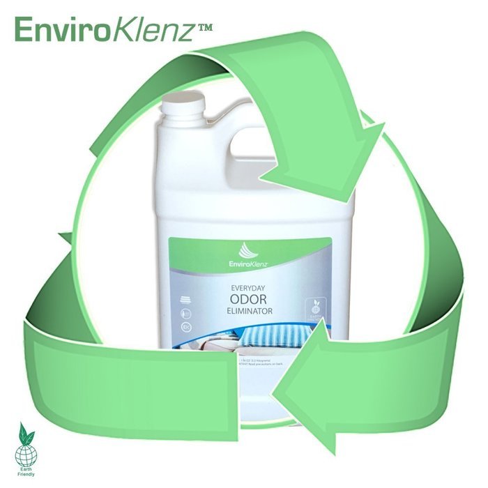 EnviroKlenz Fragrance-Free & Non-Toxic Source Odor Treatment for Removing Odors From Carpets. Upholstery, & Solid... N4