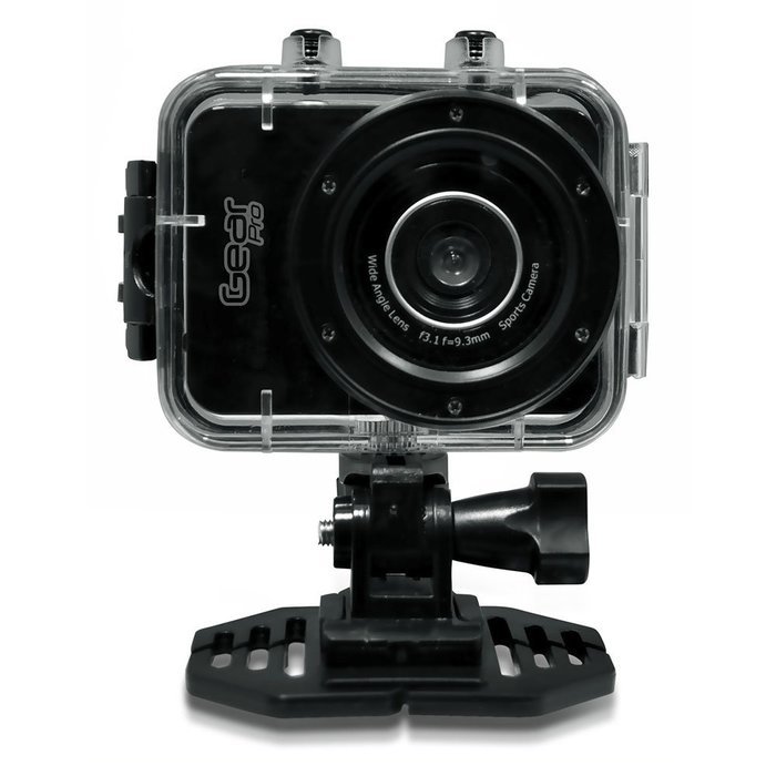 Gear Pro HD 1080p Action Cam - Hi-Res Digital Camera/Camcorder with Full HD Video, 12.0 Mega Pixel Camera, 2.4... N4