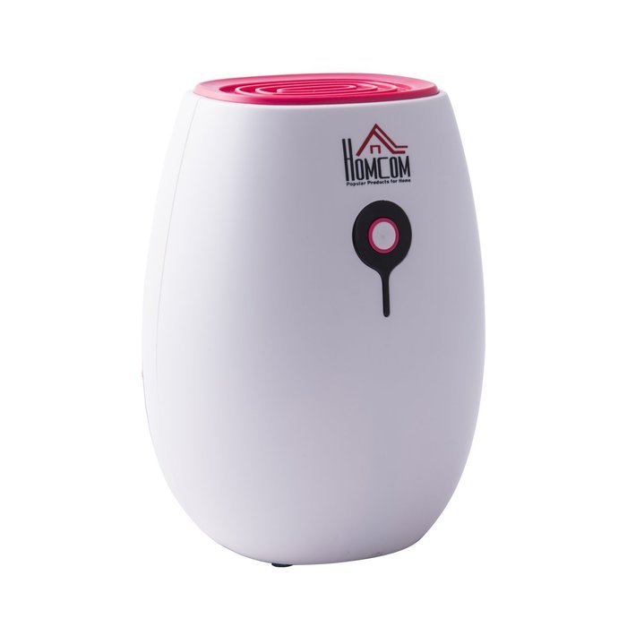 HomCom Portable Compact Mini Air Dehumidifier - Pink
