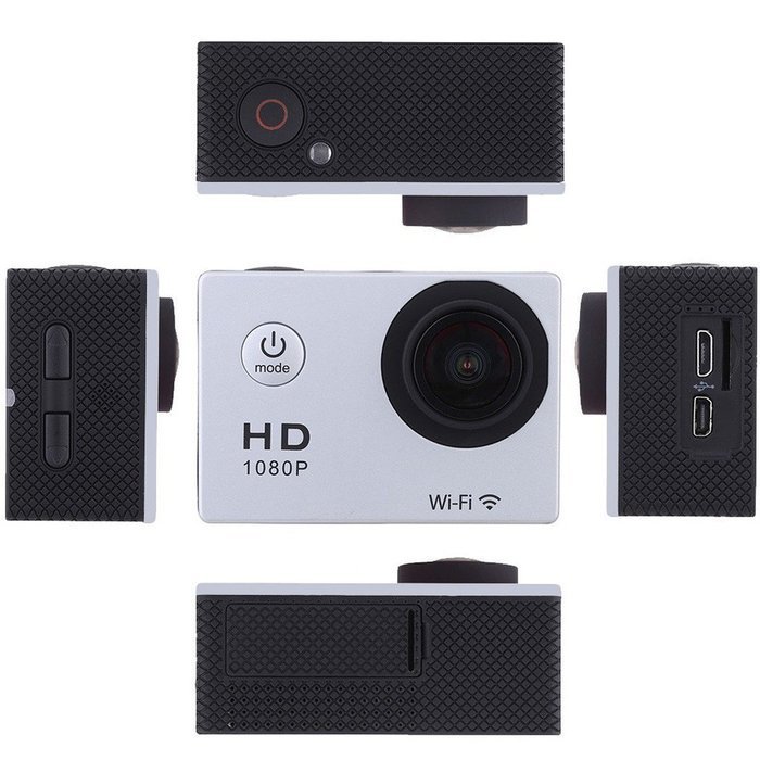 W8 1080P 30FPS 12MP Wifi Waterproof 30M Shockproof 170&deg; Wide Angle 1.5" Screen Outdoor Action Sports Camera Camcorder... N46