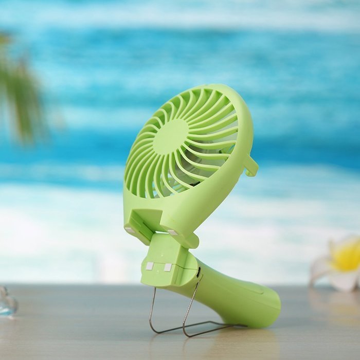 BearsFire&reg; Mermaid Fan Portable Battery Fan USB Mini Foldable Personal Cooling Fans with Umbrella Hanging and...