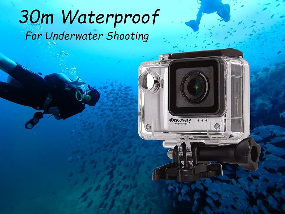 Discovery Adventures HD Sports Action Video Camera 16M 1080p 1.5" LCD 30m Waterproof Wifi Remote Extreme Sport... N7