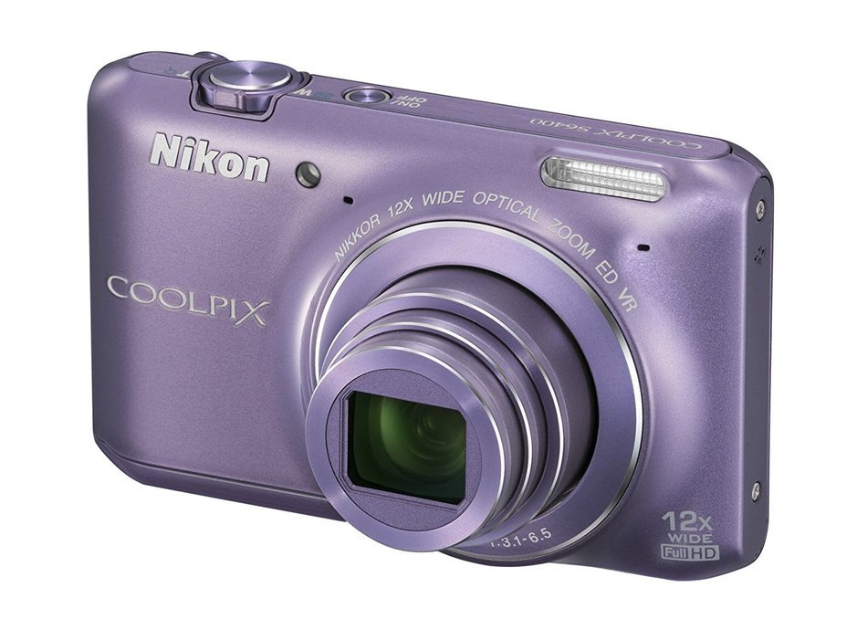 Nikon COOLPIX S6400 16 MP Digital Camera with 12x Optical Zoom and 3-inch LCD (Silver) (OLD MODEL) N28