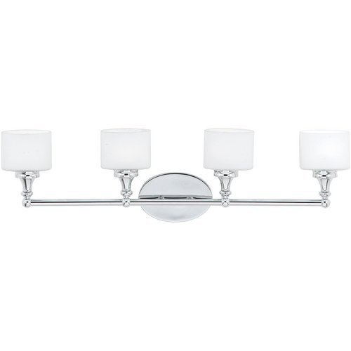 Quoizel QI8604C Quinton 4-Light Bath Fixture, Polished Chrome by Quoizel