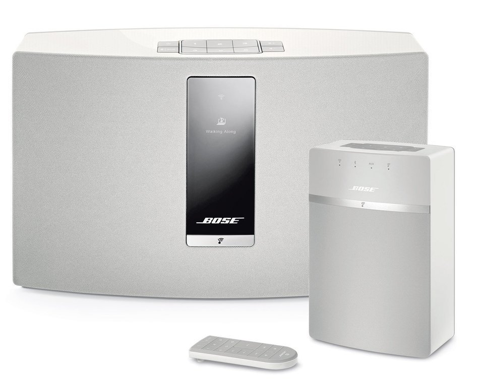 Bose SoundTouch 20 and 10 Wireless Music System Bundle 2-Pack White N3