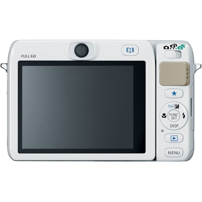 Canon PowerShot N100 HS 12.1MP Digital Camera - Wi-Fi Enabled (White) N3