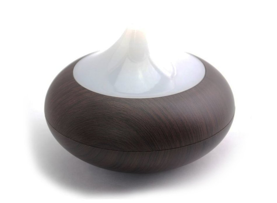 Cool Mist Humidifier Filter Free Ultrasonic Aroma Essential Oil Diffuser 100ml (Khaki) N16