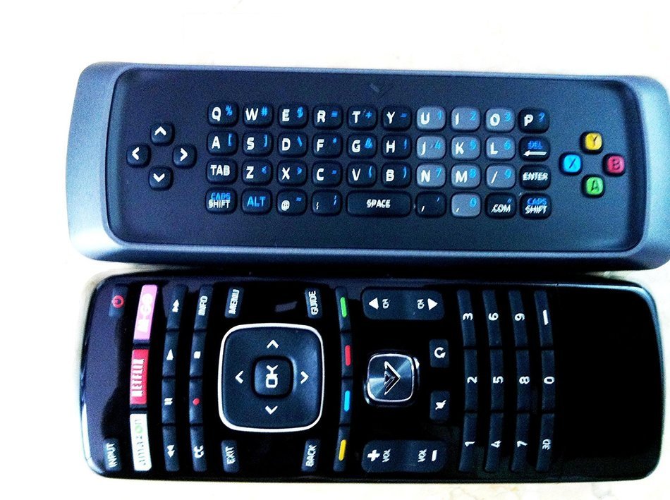 VIZIO XRT302 Qwerty keyboard remote for E701i-A3E, E650i-A2, M550VSE, E701i-A3, E601i-A3, M420KD, M470SL, M420SL...