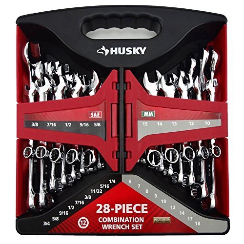 Husky 28-Piece SAE and Metric Combination Wrench Set by Husky