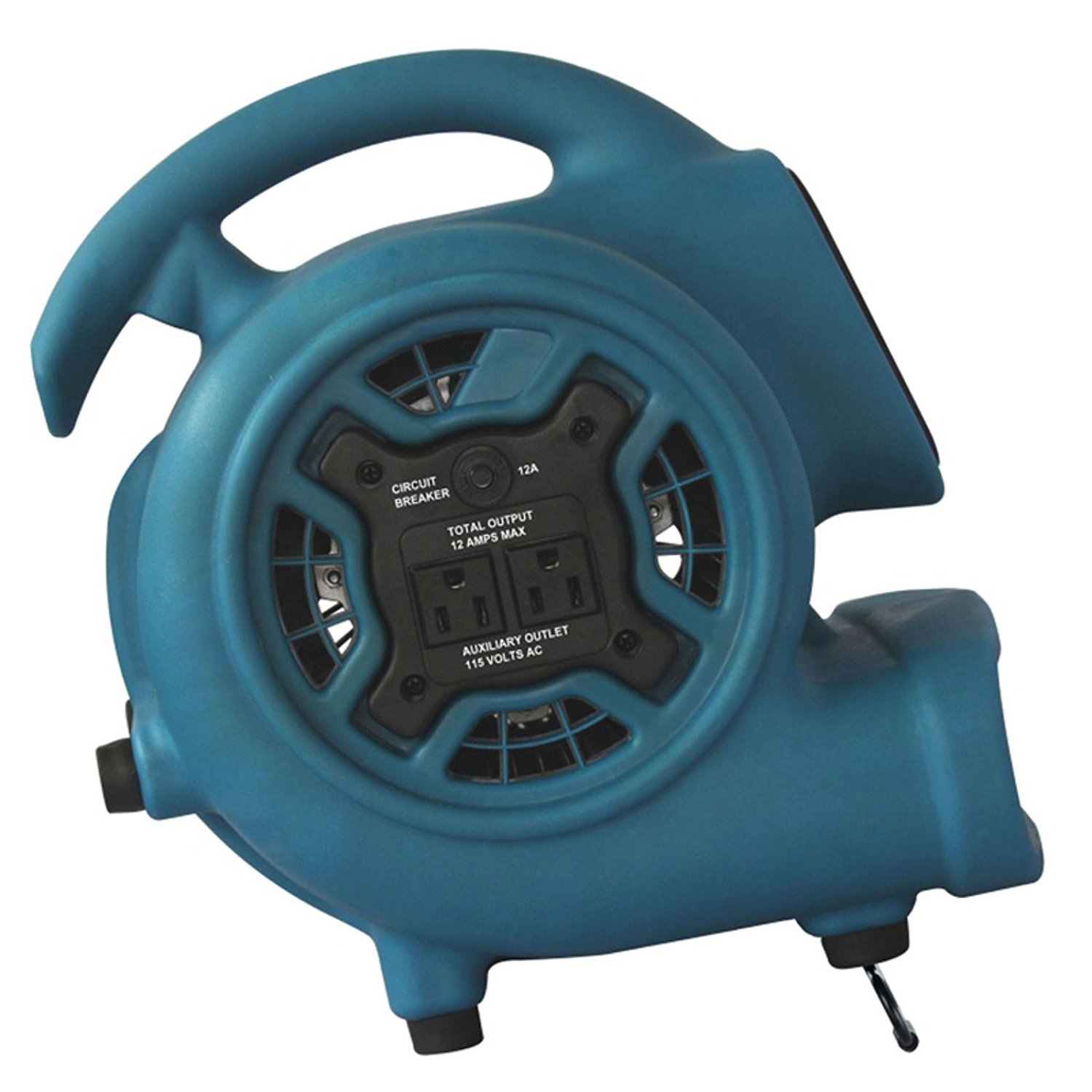 XPOWER P-230AT 1/5 HP 800 CFM 3 Speeds Mini Air Mover with 3-Hour Timer ...