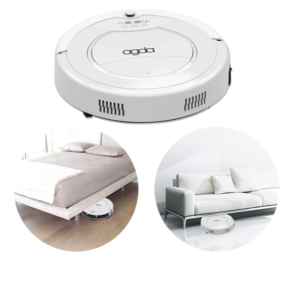 AGDA Robotic Vacuum Cleaner Robot Floor Cleaning for Pet Hair Dirt