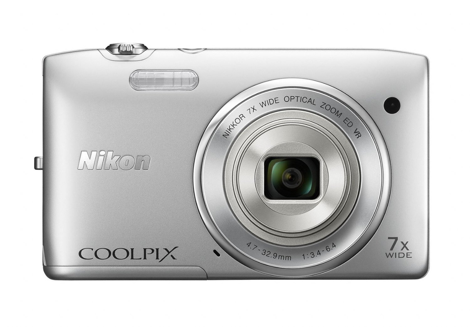 Nikon COOLPIX S3500 20.1 MP Digital Camera with 7x Zoom (Decorative ...