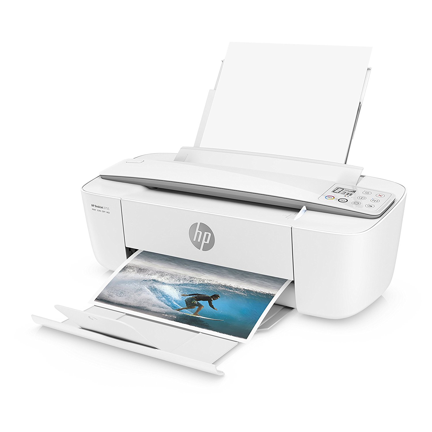 HP DeskJet 3755 Compact All-in-One Photo Printer with Wireless & Mobile ...