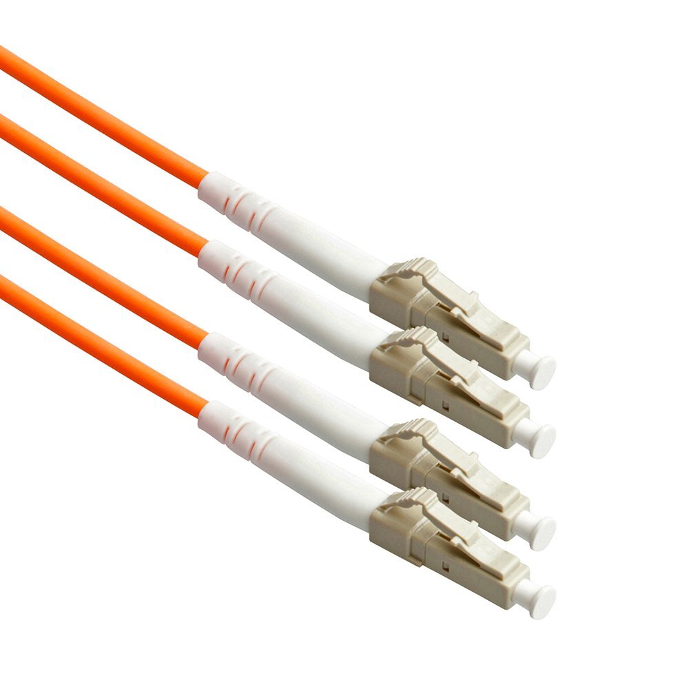 Lc To Lc Fiber Patch Cable Multimode Duplex M Ft Om Beyondtech Pureoptics