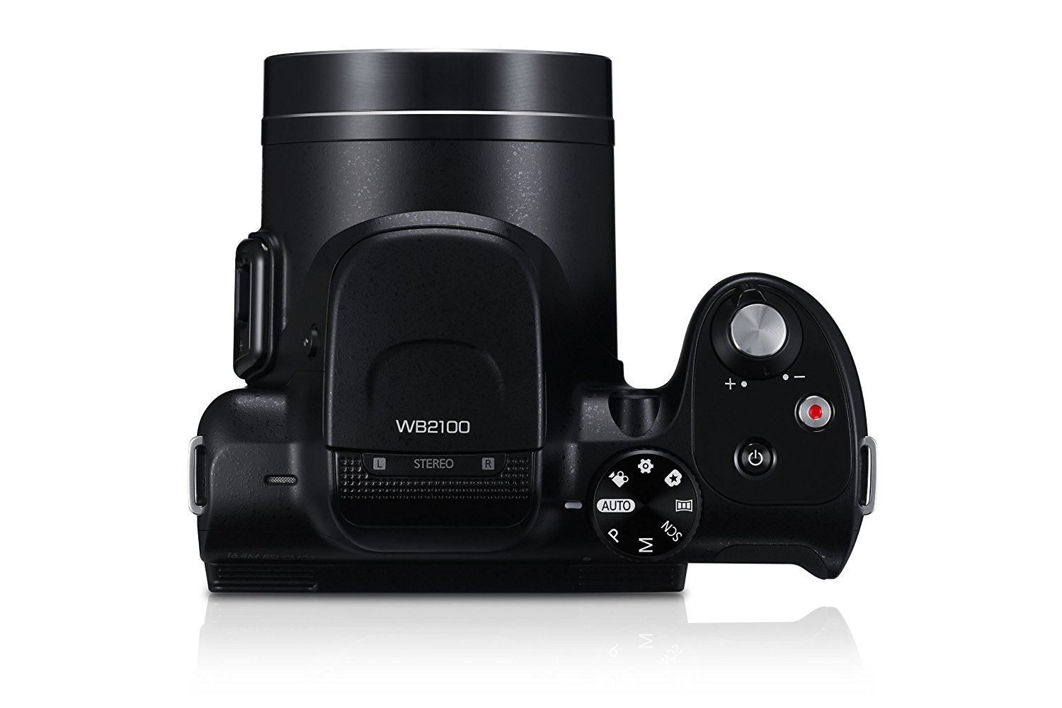 Samsung WB2100 16.4MP CMOS Digital Camera with 35x Optical Zoom, 3.0