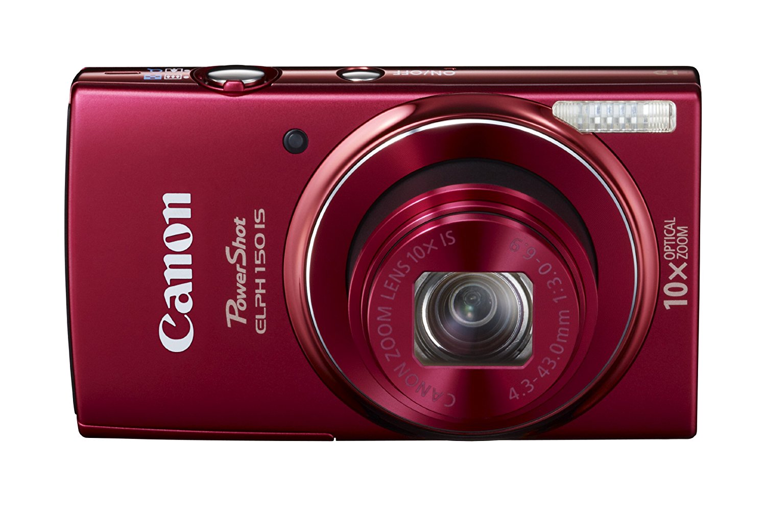 Canon PowerShot ELPH 150 IS Digital Camera (Red) N24 free image download