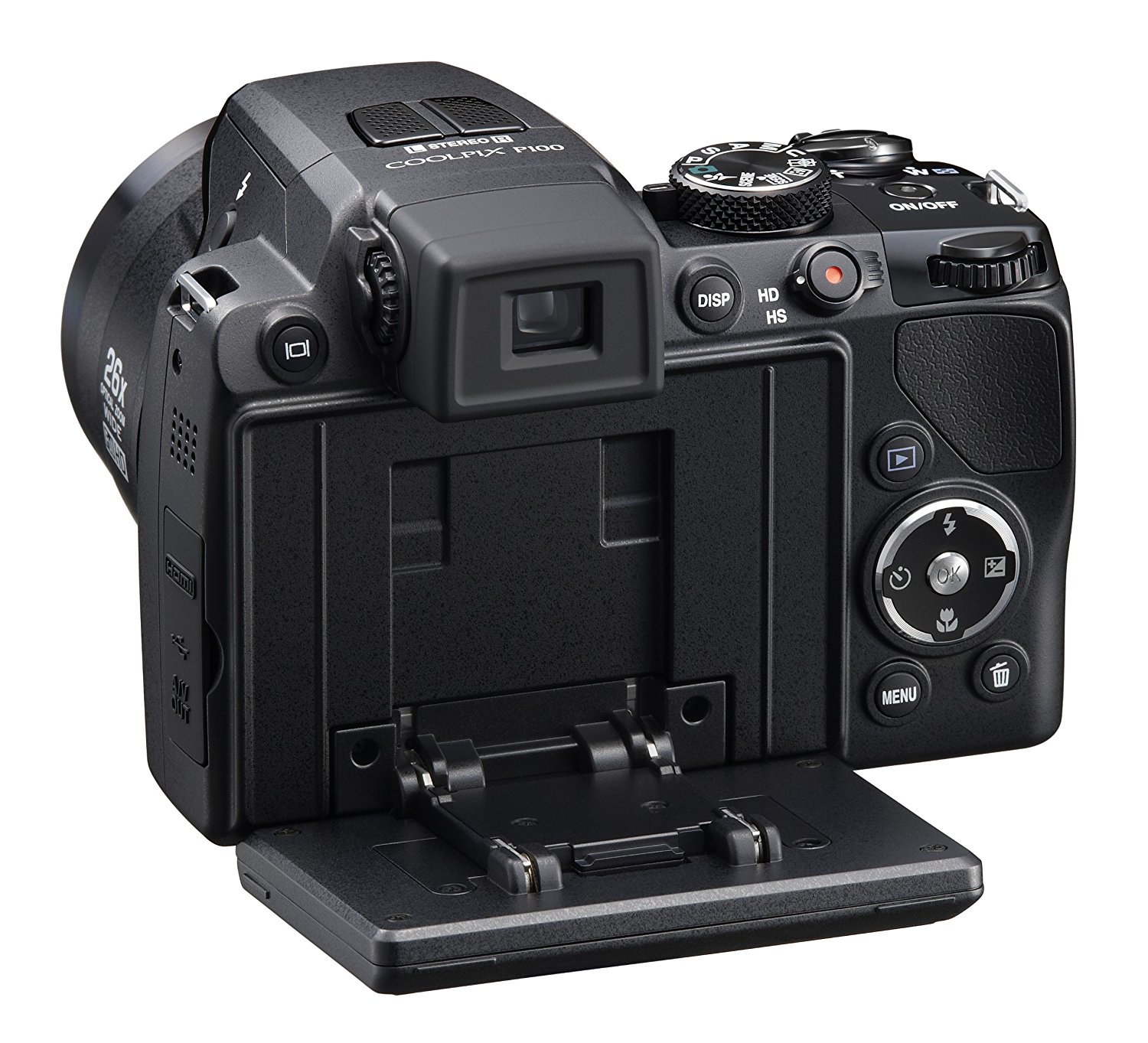 Nikon Coolpix P100 10 MP Digital Camera with 26x Optical Vibration