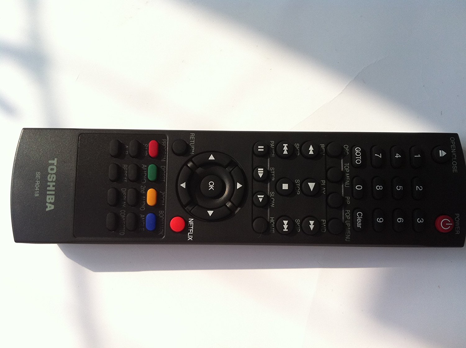 New Toshiba blu-ray Blue ray dvd player BD Remote SE-R0418 work for ...