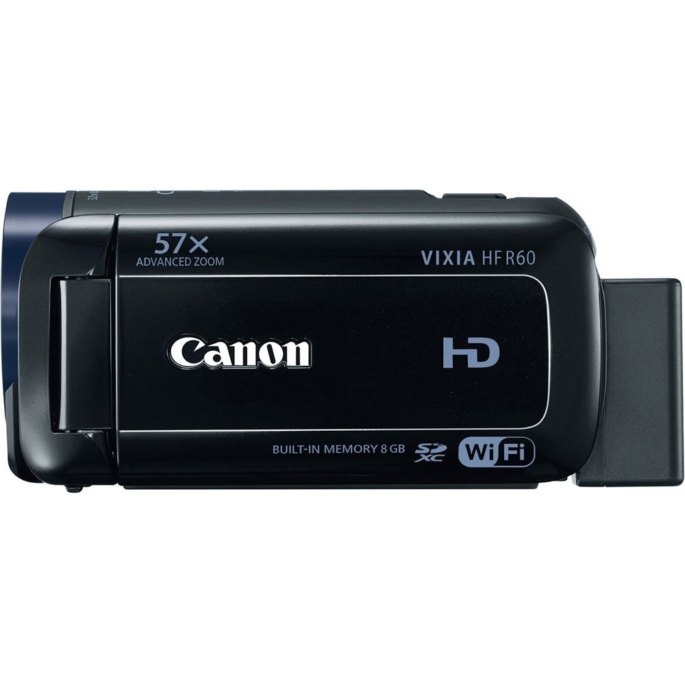 Canon 8GB VIXIA HF R60 Full HD Camcorder Bundle with Carrying Case and