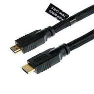 Monoprice Commercial 6ft 24AWG CL2 High Speed HDMI Cable With Ethernet w/ Net Jacket - Black N9