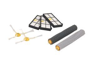 Tangle-Free Debris Extractor Hepa Filters Side Brush Replenishment Kit for iRobot Parts - Roomba 800 &amp; 900 Series