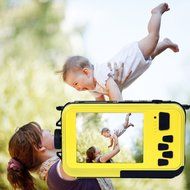 PowerLead Gapo PL-03 Double Screens Waterproof Digital Camera 2.7-Inch Front LCD Easy Self Shot Camera N2